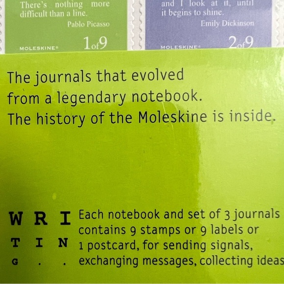 Moleskine Cahier Journal, Soft Cover, Pocket (3.5" x 5.5") Plain Page Set of 3 - Picture 5 of 5